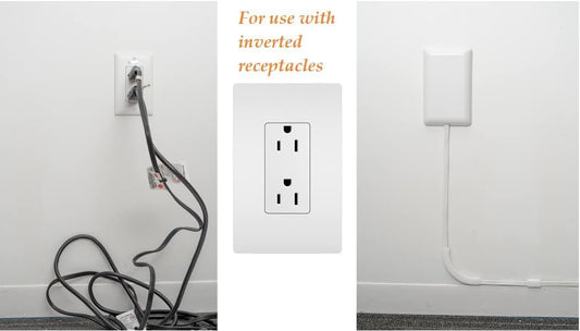Smart Sleek Socket: Universal Outlet Concealer with Wi-Fi Smart Power Strip