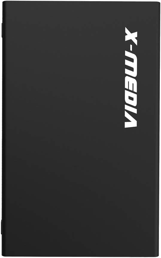 X-MEDIA XM-EN3200 3.5-Inch USB 2.0 SATA Aluminum Hard Disk Drive HDD External Enclosure Case, Support 3.5-Inch SATA/SSD Hard Disk Drive