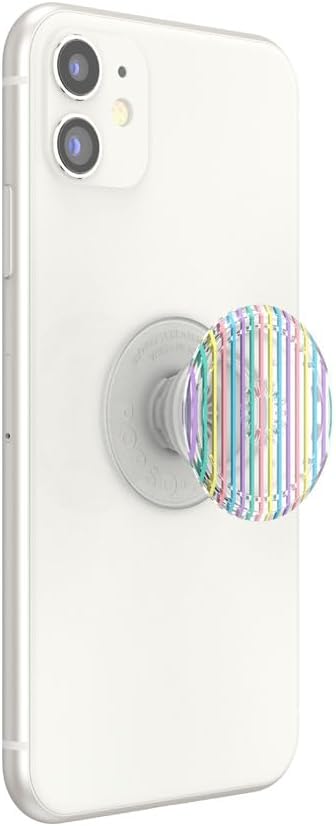 PopSockets Translucent Phone Grip with Expanding Kickstand, PopSockets for Phone, Adhesive Grip, Translucent PopGrip - Translucent Colorblock