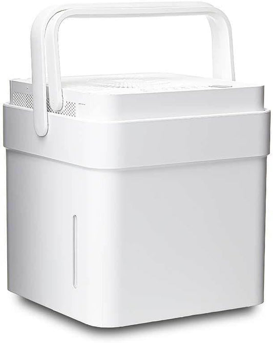 Midea Cube 50 Pint Dehumidifier for Basement and Rooms at Home for up to 4,500 Sq. Ft., Smart Control, Compatible with Alexa (White), Drain Hose Included, ENERGY STAR Most Efficient 2023