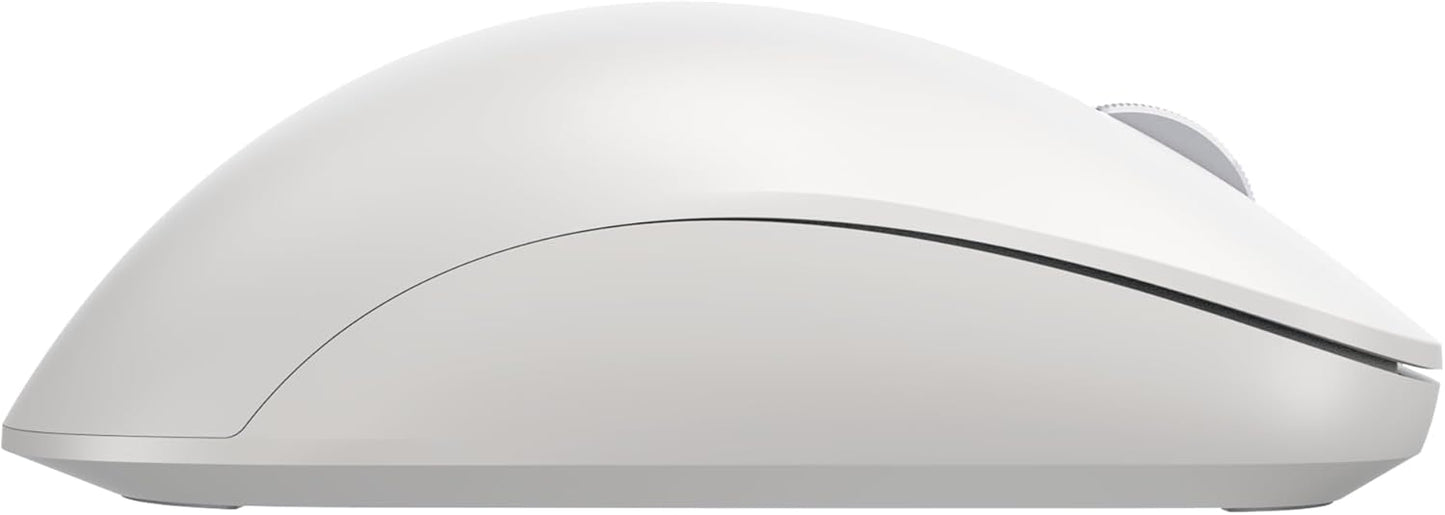 Incase Bluetooth Ergonomic Mouse – Designed by Microsoft – Two Thumb Buttons, Easy to Grip Thumb Rest, Precision Tracking, Connects 3 Devices, 15 Month Battery Life, PCs/Laptops (Glacier)