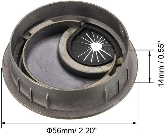 uxcell Cable Hole Cover, 2Inch/50mm Zinc Alloy Desk Wire Cord Cable Grommets Hole Cover for Office PC Desk Cable Cord Organizer, 4Pcs Bronze Tone