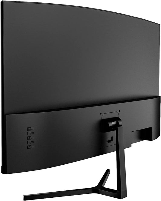 CRUA 24” Curved Gaming Monitor, 180Hz/144Hz FHD 1080P, Support 120% sRGB, AMD FreeSync, Low Motion Blur, Wall Mount Installs Compatible, for Office and Games(HDMI 1.4 & DP 1.2) – Black