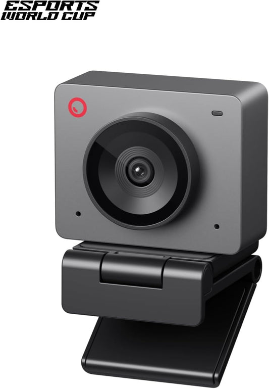 OBSBOT Meet SE 1080P 100FPS Webcam for PC, AI Framing Streaming Camera with 1/2.8" Sensor, Beauty Mode, Gesture Control, Staggered HDR, Web Camera for Desktop Computer, Laptop, Meeting.(Space Grey)