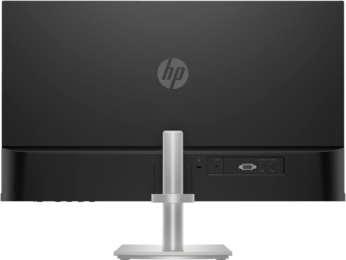 HP Series 5 527sh Monitor (Replaces M27h) 27" 100Hz IPS FHD (1920x1080) 99% sRGB Display, Adjustable Height & Tilt, Flicker Free, Anti-Glare, Black/Silver w/DKZ USB Port Expander (2 Pack)