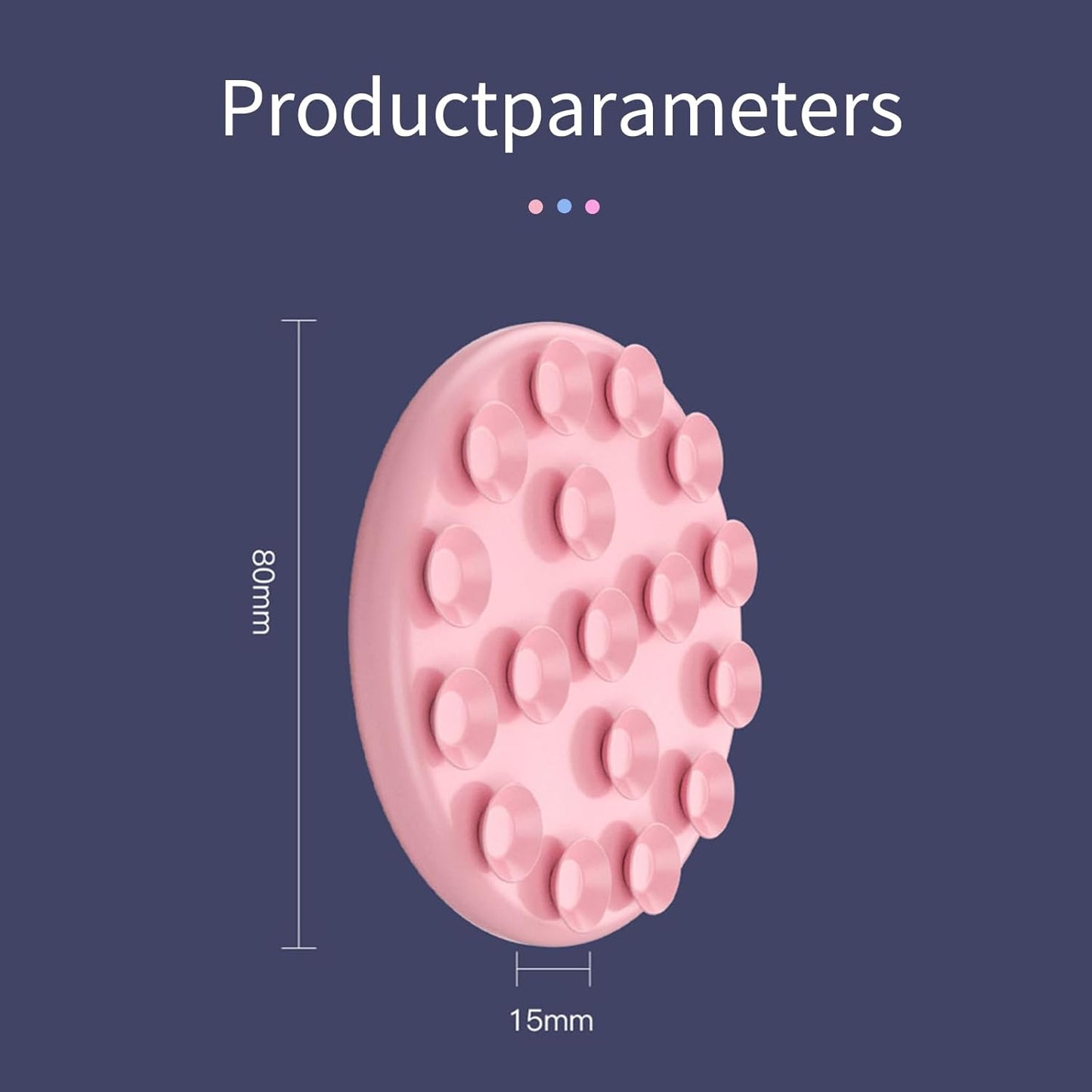 Muuto Silicone Suction Cup Phone Mount,for Magsafe Suction Mount,with Stronger Suction Power Phone Suction Grip,Suitable for Women to Take Hands-Free Selfies,Record Videos and Do Live Broadcasts