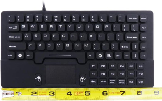 DSI Waterproof Mini Keyboard with Touchpad IP68 Washable Silicone KB-JH-IKB89