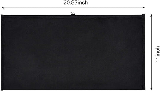 Keyboard Bag Case Sleeve Pouch for Universal Keyboard, Logitech/Razer/Das/Havit/Apple Magic Keyboard Protector, Wireless/Wire Computer/Gaming PC Keyboard Dust Cover-Black