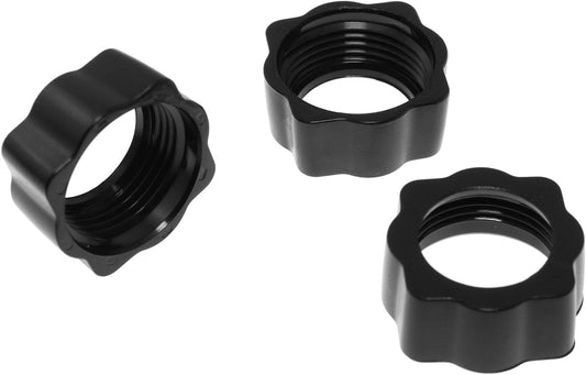 Maxmoral 10PCS Replacement Car Mount Bracket Fastening Nuts 17mm Ball Joint Fixed Adapter for Camera DVR Wireless Charger Car Vent Handle Kit Phone Mount Screw Head Black