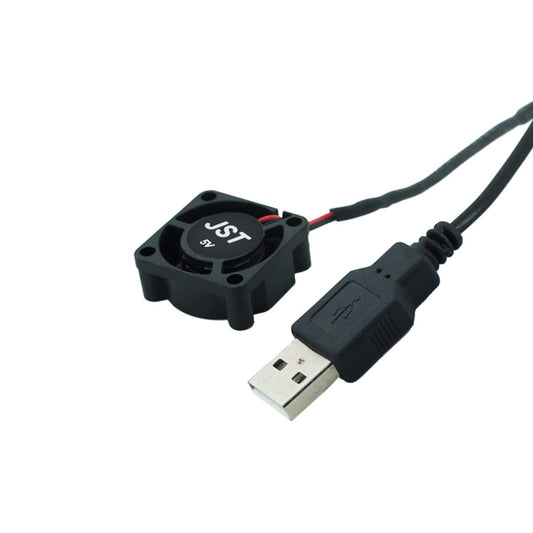 DEVMO 2pcs USB 5V DC Fan 2510 Small 2 pin Cooling Cooler Computer 25mm X 10mm (25x25x10)