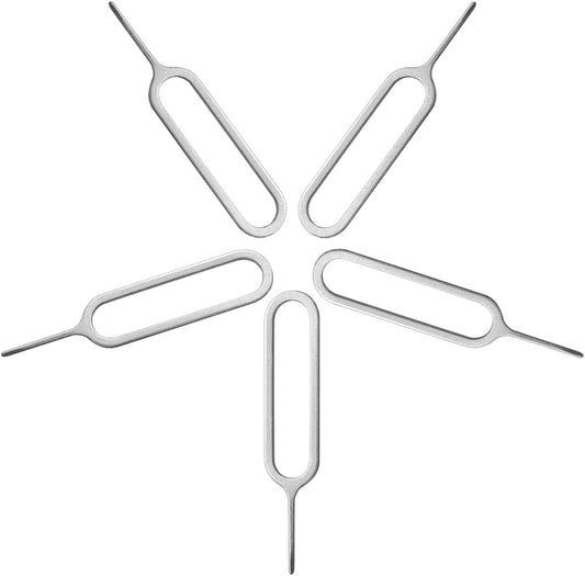 Sim Card Tray Pin Eject Removal Tool Needle Opener 5 Pack for Smartphones,Mifi, Wireless Hotspot,4G&5G Sim Card Routers.