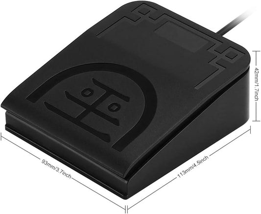 iKKEGOL Upgraded USB Single Foot Pedal Optical Switch Control One Key Program Computer Keyboard Mouse Game Action HID