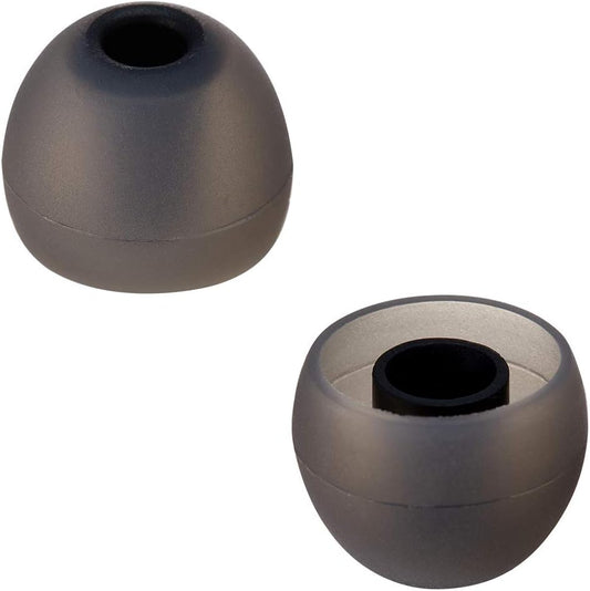 Earbud Tips Soft Silicone Earbuds Replacement Tips Fit for in-Ear Headphones(Inner Hole from 3.8mm -4.2mm Earphones) 9 Pairs S/M/L,Black