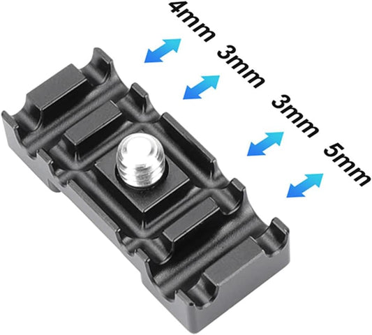 CAMVATE Camera Cable Clamp with 1/4"-20 Screw for DSLR Camera Digital Cable Lock Clip Clamp Protector - 3348