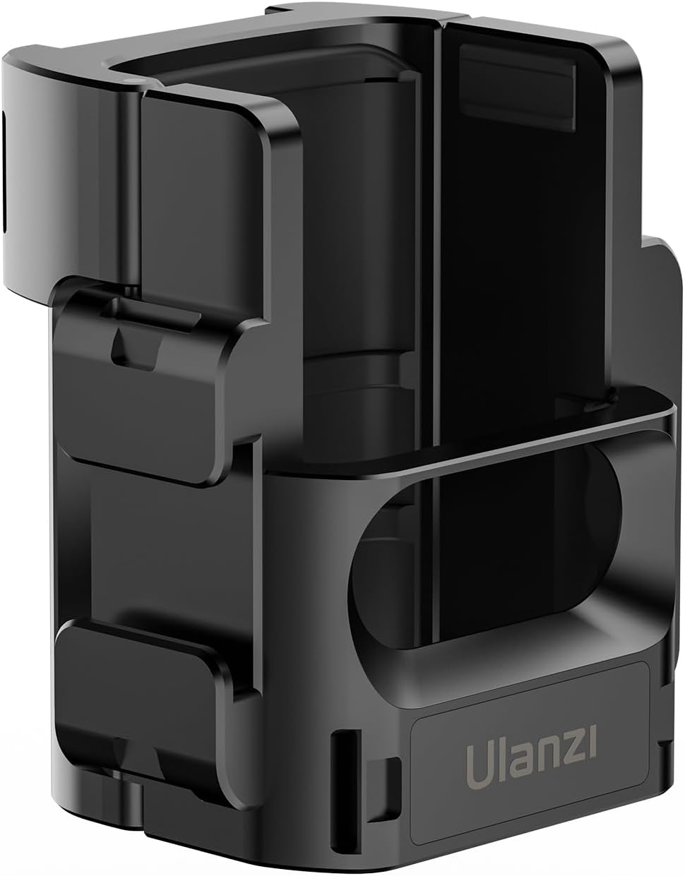 ULANZI PK-06 Expansion Adapter Accessories for DJI Osmo Pocket 3 - Aluminum Protective Cage Metal Bracket Mount with 1/4 Screw Holes/Gopro Adapter/Cold Shoe/Osmo Action Quick-Release