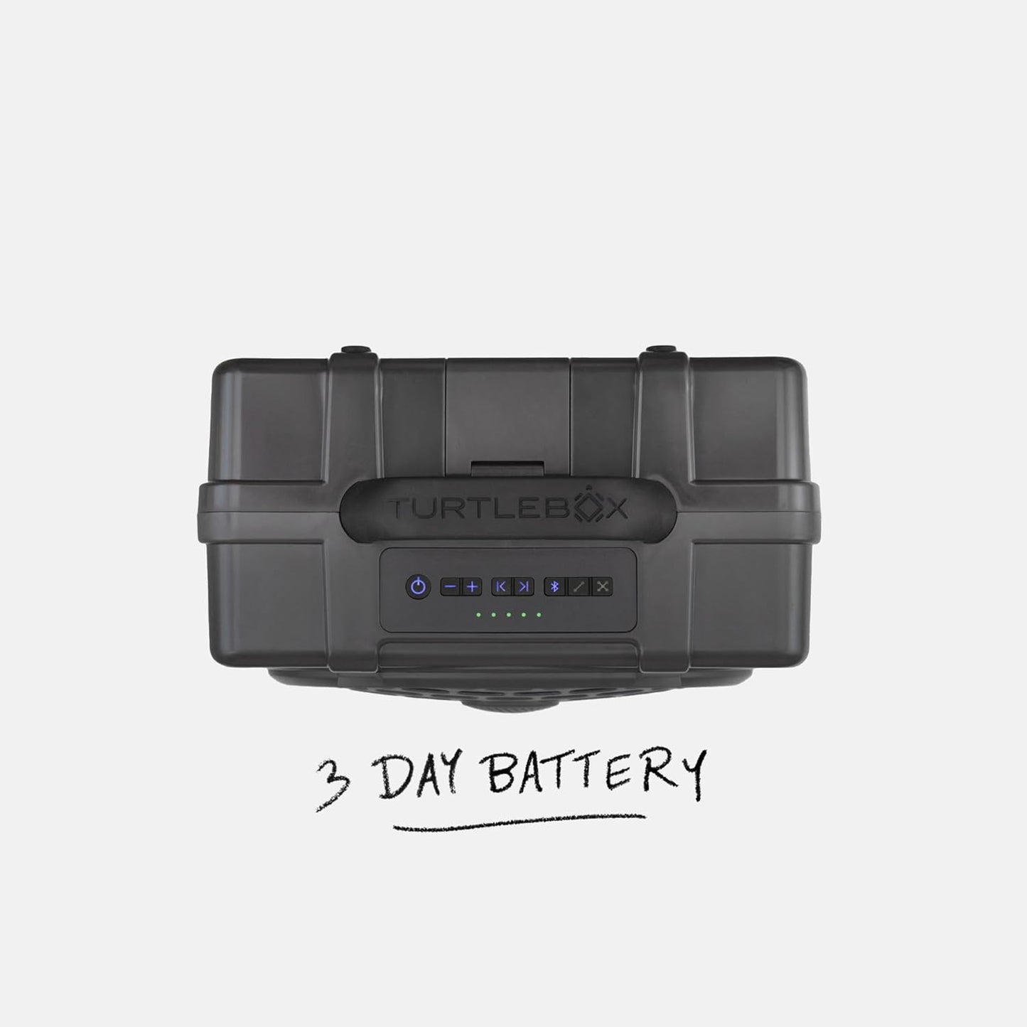 Turtlebox Original Gen 3: Portable Outdoor Bluetooth Speaker – Ultra-Loud (120dB), Waterproof (IP67), Rugged, Impact-Resistant, 3-Day Battery | Party Mode: Unlimited Pairing Stereo, Gray/Navy