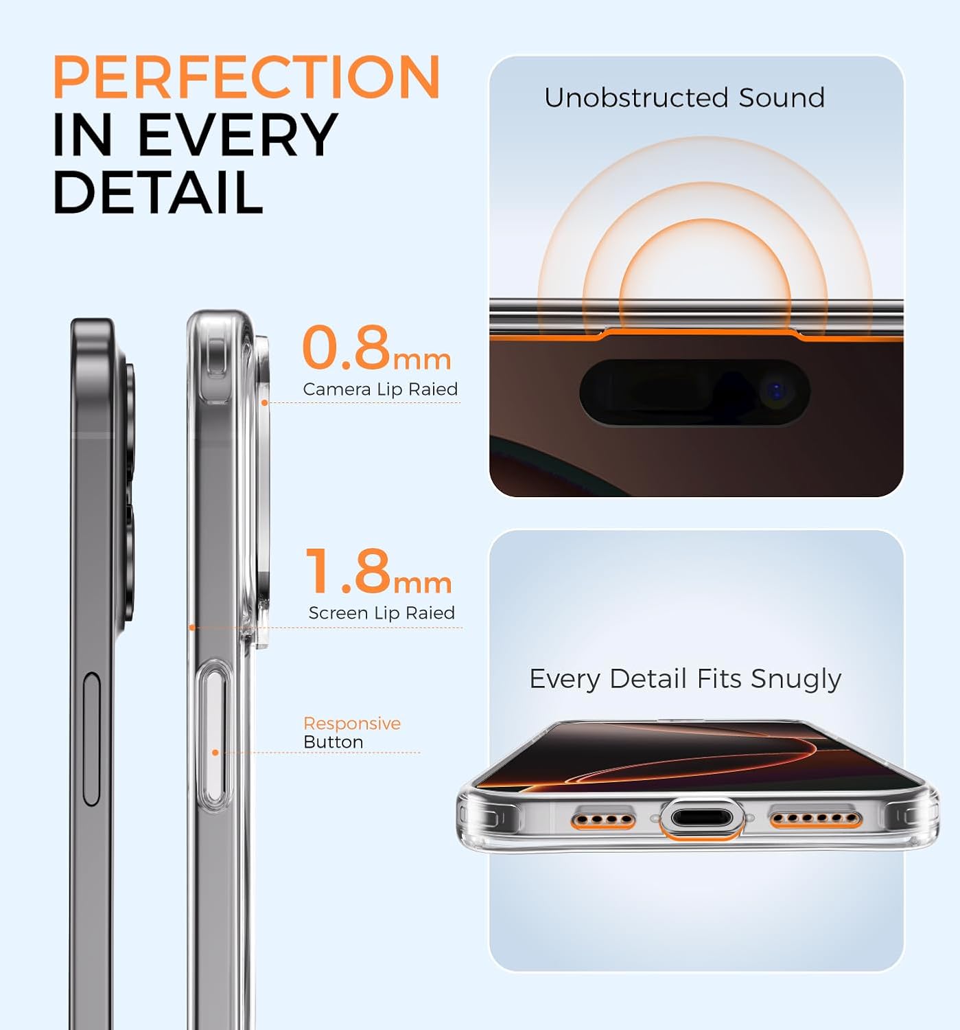 MAGIC JOHN for iPhone 15 Pro Case 360° Rotatable Magnetic Invisible Stand, Fit for MagSafe 15 Pro Phone Case, 16FT Military Grade Shockproof for iPhone 15 Pro Case with Kickstand, Clear