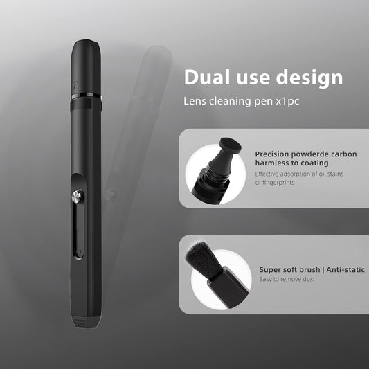 VSGO 11-in-1 Mirrorless Camera Cleaning Kit for Canon,Nikon,Sony,Samsung,Fuji DSLR Cameras, Air Blower Lens Cleaning Pen Microfiber Cloth and Portable Bottle Included (VS-A8E)