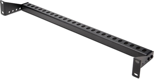 StarTech.com 1U Rack Mountable Cable Lacing Bar w/Adjustable Depth, Cable Support Guide for Organized 19" Racks/Cabinets, Horizontal Cable Guide for Patch Panels/Switches/PDUs (12S-Cable-Lacing-BAR)