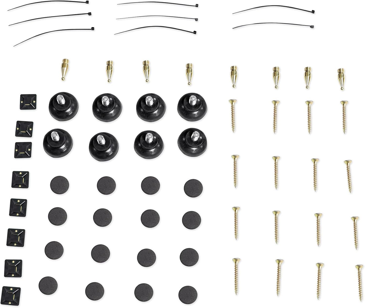 Rockville Pair RHTSB 36 Inch Bookshelf Speaker Stands, High-Performance Wood, Cable Management, Dual Platform Sizes, for Home Theater and Studio Monitors