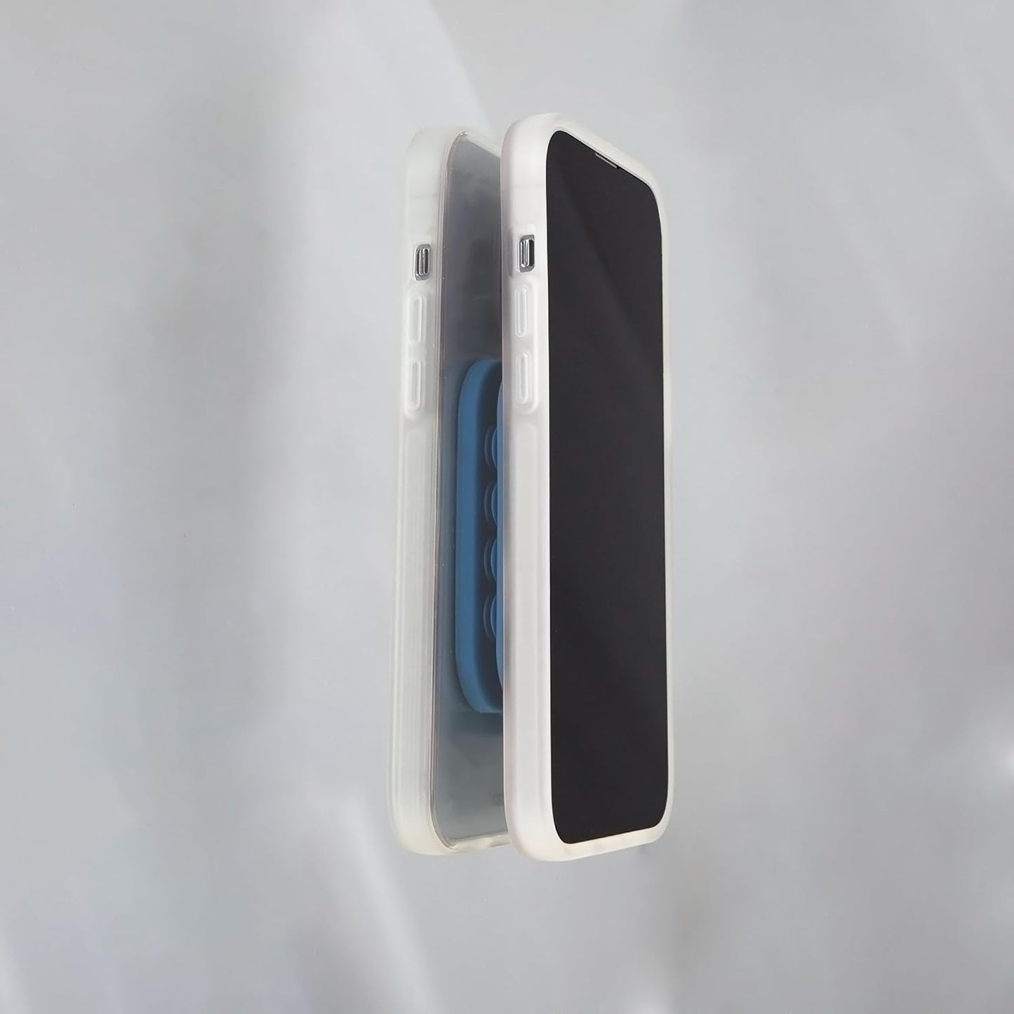 Sonix | Magnetic Silicone Suction Cup Phone Mount for iPhone | Compatible with MagSafe | Light Blue