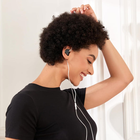 KZ ZSN PRO X Wired Earbuds, in-Ear Monitor Headphones with Dual Driver-Clear Sound and Ergonomic Custom-Fit Earpieces (S/M/L),Gaming Earbuds,3.5mm Jack for Phones Computer Laptops (Black Without Mic)