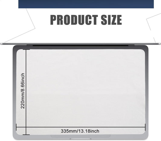 2 Pack Microfiber Liner Cleaning Cloth 15" 16" MacBook Air/MacBook Pro Screen Keyboard Imprint Protection, Keyboard Protector Compatible with MacBook Air 15.3" /MacBook Pro 15"/MacBook Pro 16"
