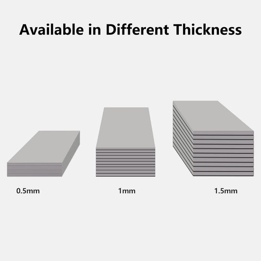 UCEC 30PCS Thermal Pads GPU, 2.6 x 0.8 Inch Reusable Silicone CPU Thermal Pad Conductive Cooling Pad, Excellent Heat Conduction for GPU CPU SSD Heatsink LED IC Chip Motor, 3 x 10 Pack