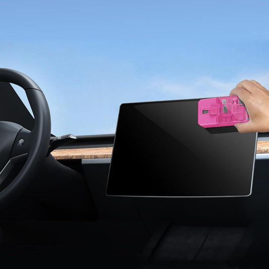 Ordilend Keyboard Cleaner Laptop Cleaning Kit, Car Accessories for Women Interior, Desk Accessories Office Supplies for Women, Patented Camera Cleaning Kits, HotPink