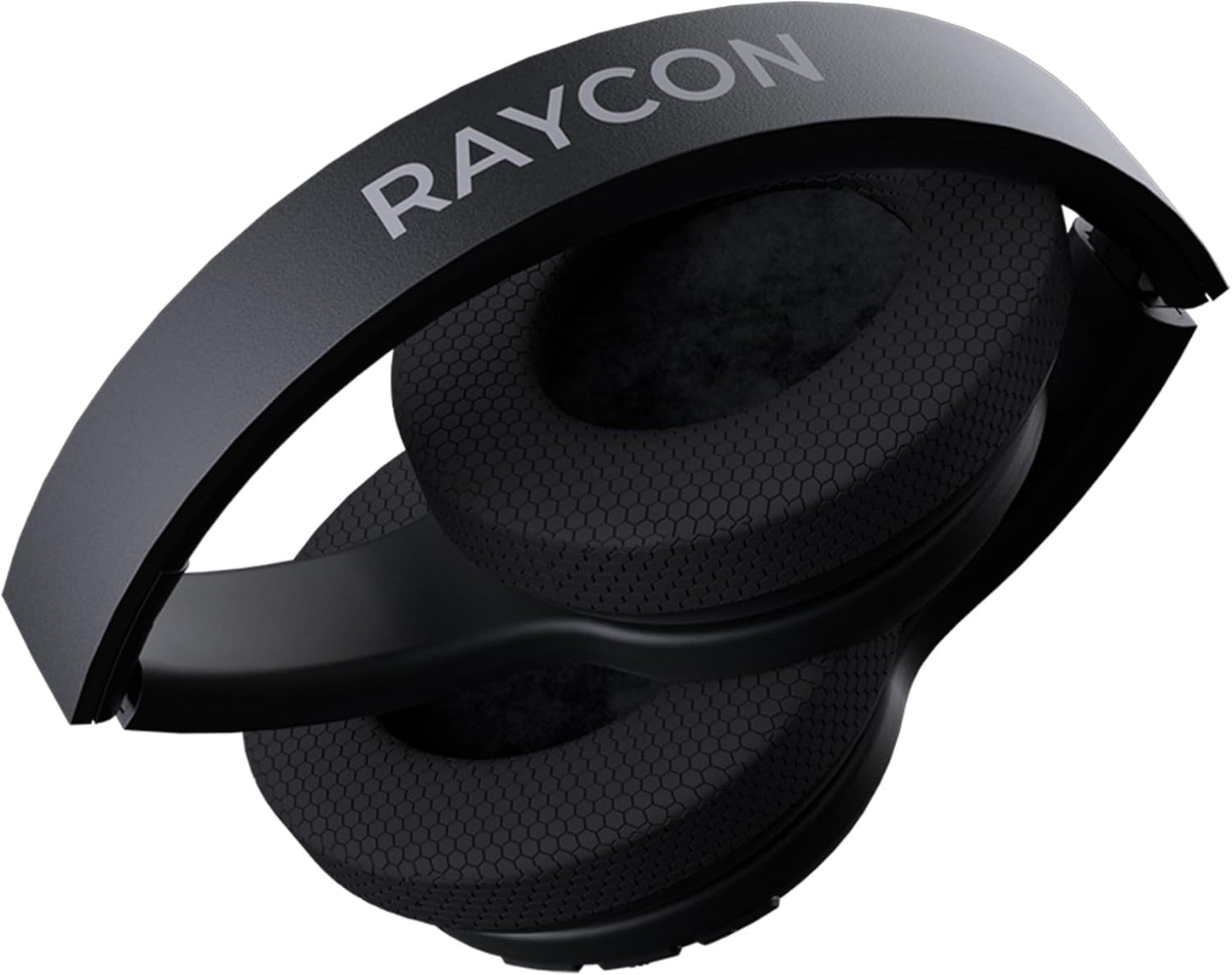Raycon Fitness Headphones - Wireless Over-Ear-Headphones with 45 Hours of Battery, Active Noise Cancellation, Awareness Mode, 3 Quick Swap Ear Cushions, IPX4 Water Resistance (Black)