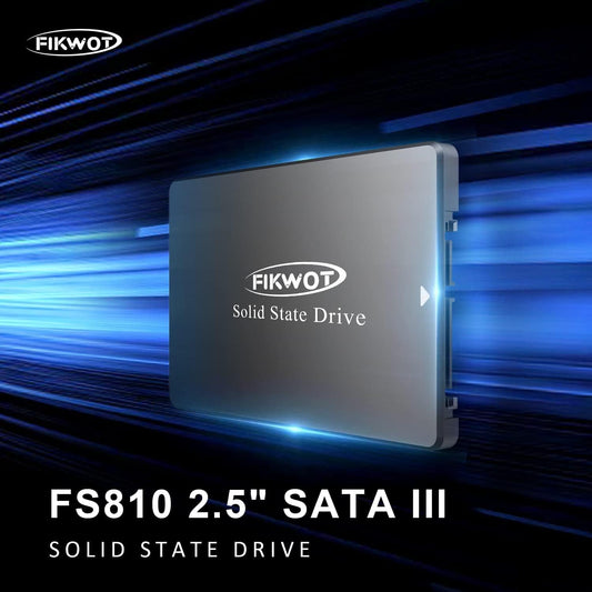 FS810 512GB SSD, 2.5" SSD SATA III 6Gb/s, Solid State Drives, Up to 560MB/s, 3D NAND TLC Flash, Internal SSD for Desktops and Laptops(Black)