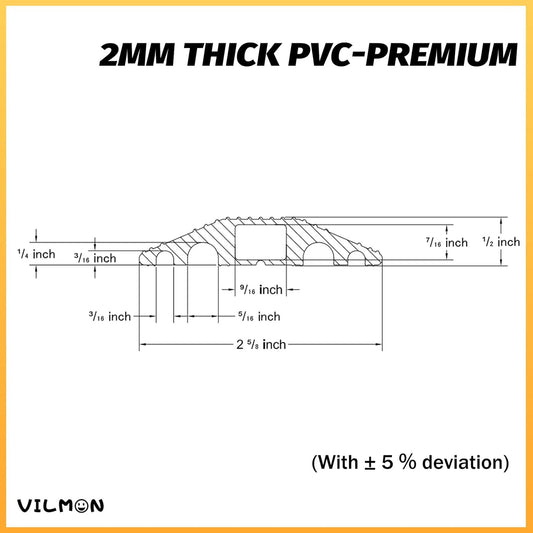 10FT Cord Cover, Flexible Floor Cable Cover, Cord Hider to Organize and Protect Wire, Wire Covers for Home and Office (10ft, 5 Channel)