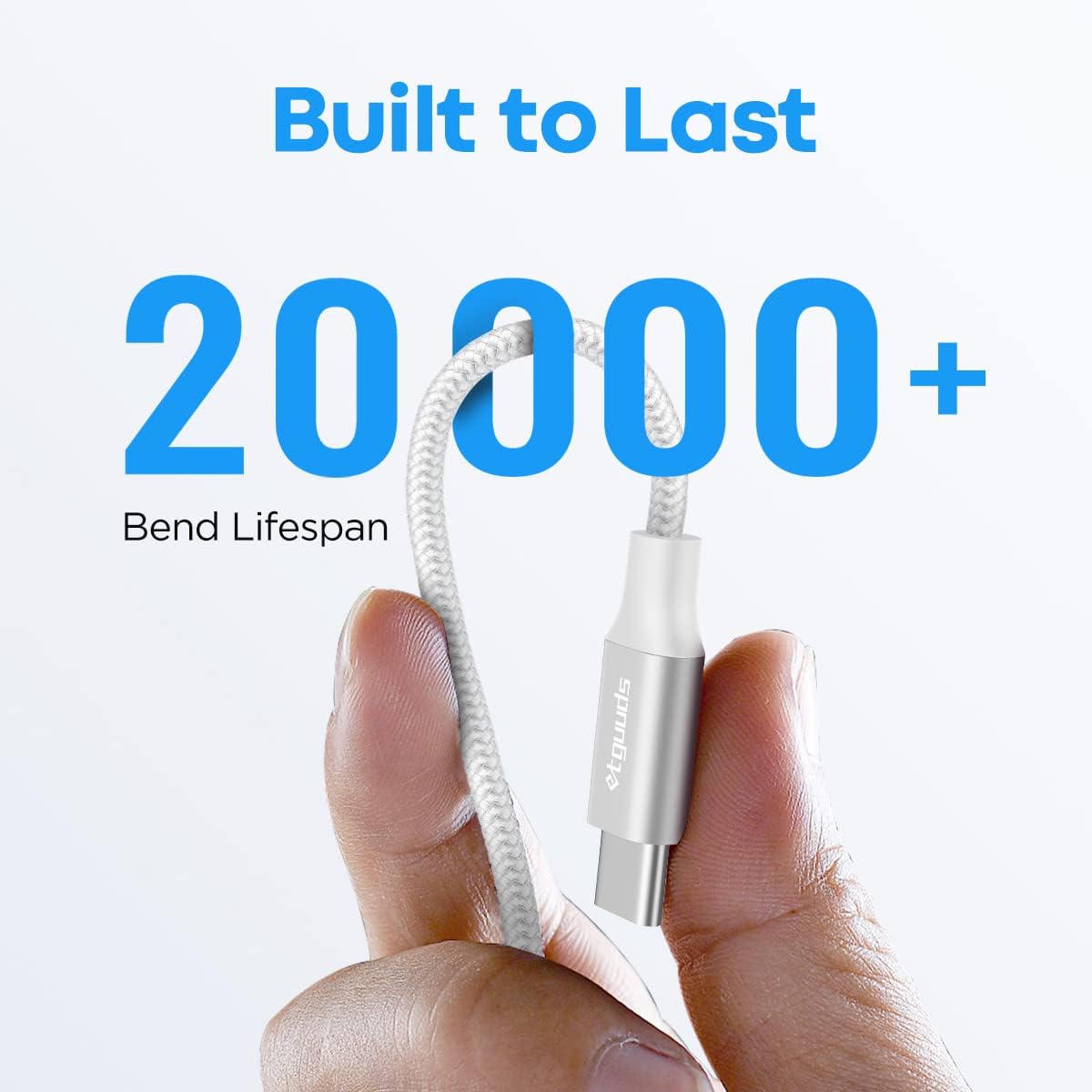 etguuds 6ft USB A to USB C Cable 3A Fast Charging, 2-Pack USB A to USB Type C Charger Cord for iPhone 16 15 Pro/Pro Max/Plus, for Samsung Galaxy S24 S23 S22 S21 S20 S10 A55 A54 Flip Note, Moto, White