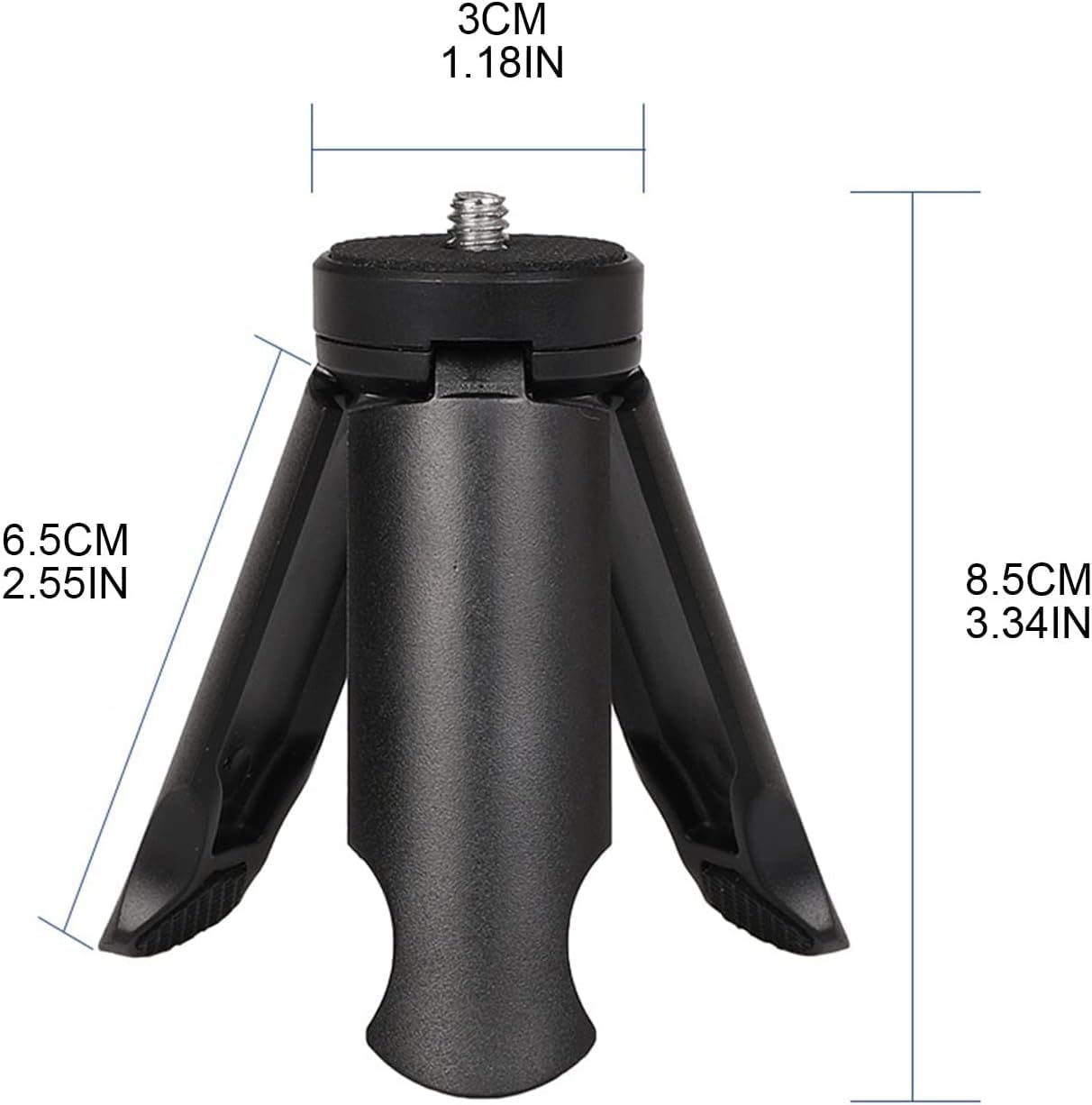 Mini Tripod, Desktop Tabletop Stand Compact Tripod for Smooth 4, Osmo Mobile, Vimble 2, Gimbal Handle Grip Stabilizer and All Cameras