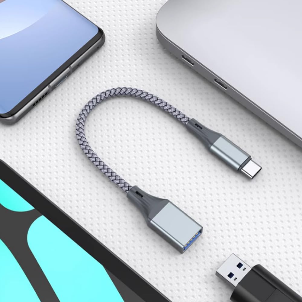 3Pcs Upgraded USB C to USB Adapter, High-Speed Data Transfer, USB Converter,USB C Male to USB 3.0 Female OTG Adapter for Apple 16 15, Mac, Tablet, Notebook, and More Type C Devices