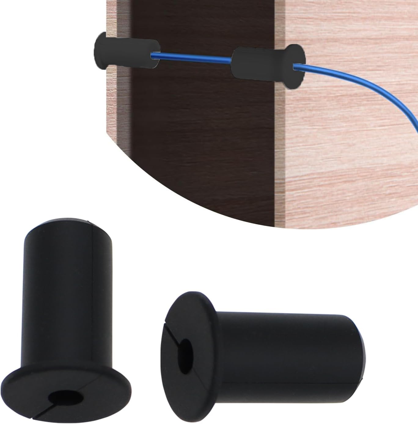 Cable Bushing for Starlink Cable Routing Kit Wall Pass Through, 3/4 inch Wall Sleeve Grommet Cover, 4 PCS