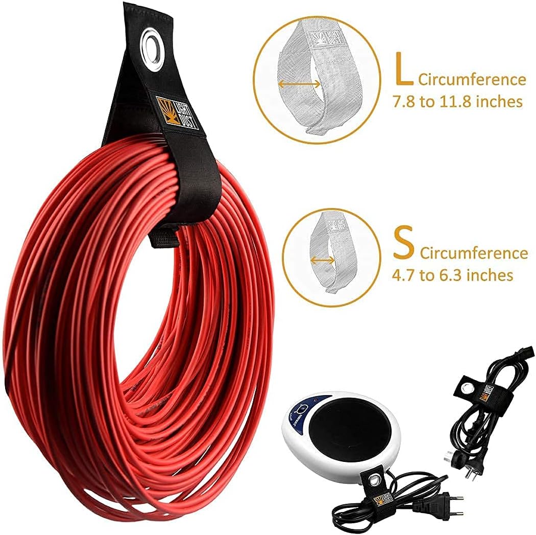 15PCS Heavy Duty Storage Straps - Garage Organization Tool Organizers and Fastening Straps - Cord Wrap Keeper, Cable Straps for Cords, Hoses, Rope, RV, Boat, and Garage Storage