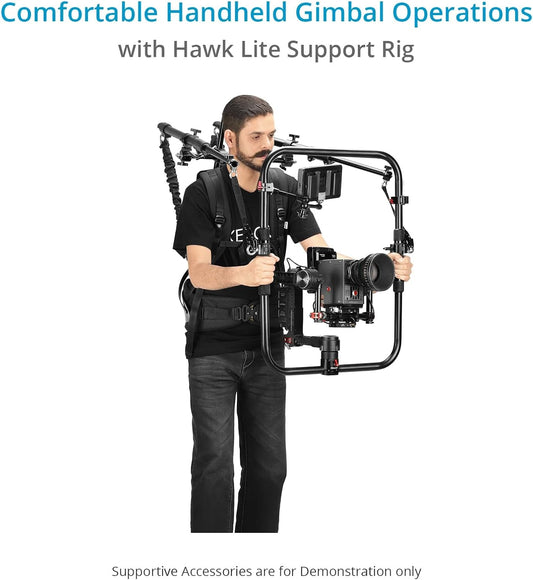 Proaim Hawk Lite Body Support Stabilizing Vest Rig for Camera Gimbals. Payload 5kg / 11lb - 15kg / 33lb. (ST-LHWK-01)