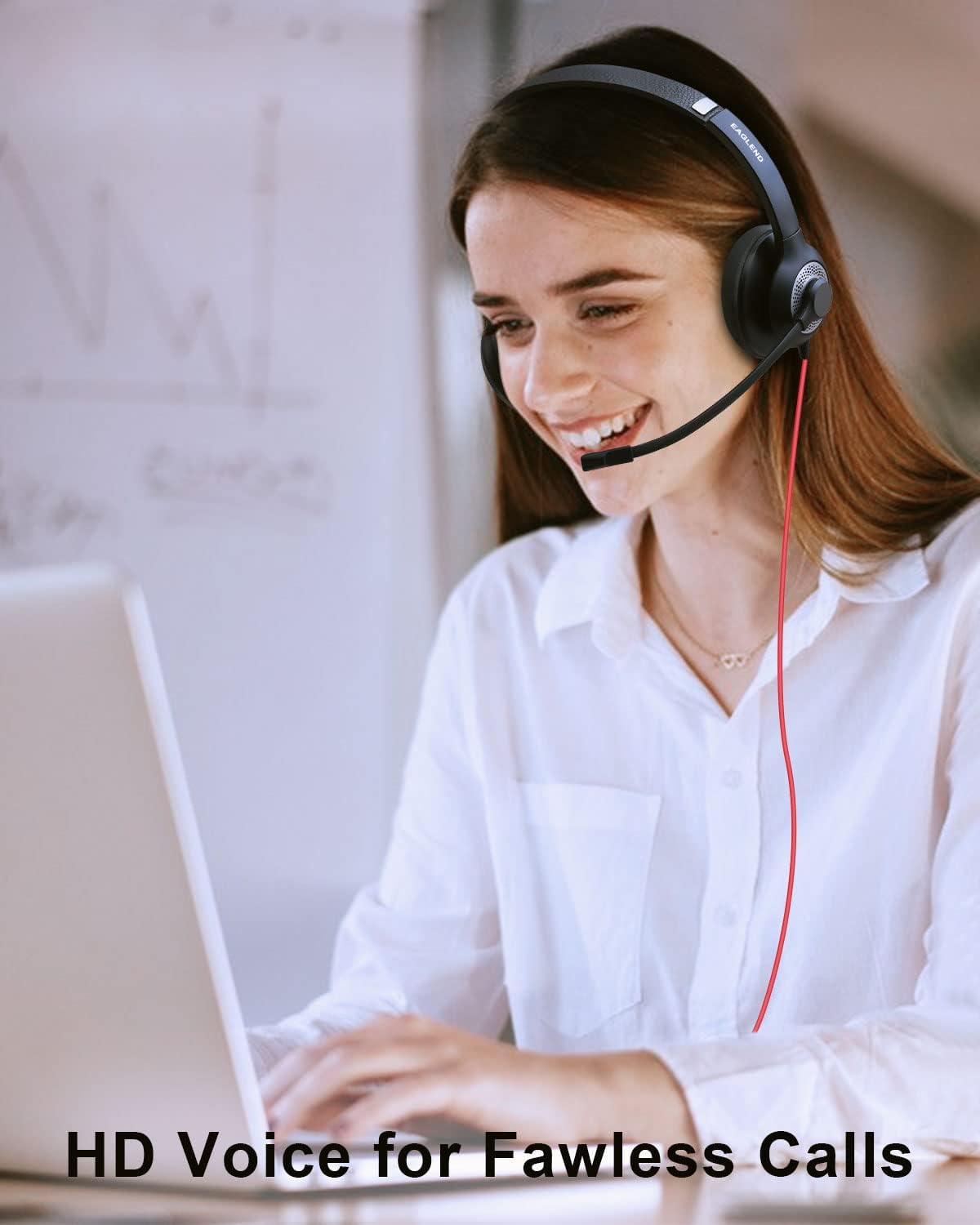 USB Headset with Microphone for PC, On-Ear Computer Laptop Headphones with Noise Cancelling Mic in-line Control for Home Office Online Class Zoom (Type C+3.5mm, Black)