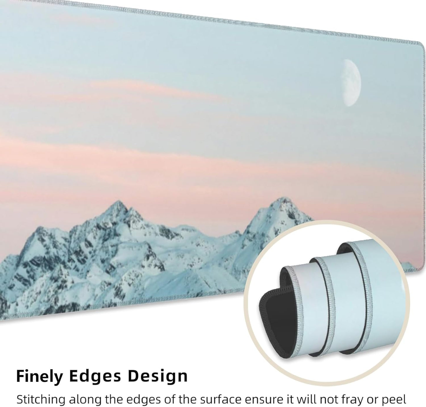 Turtle Gaming Mouse Pad Extended Desk Computer Keyboard Laptop Mouse Pads for Gaming Home Office Work, Large Long Desk Mat Mousepad with Non-Slip Rubber Base 31.5×11.8inch(17)