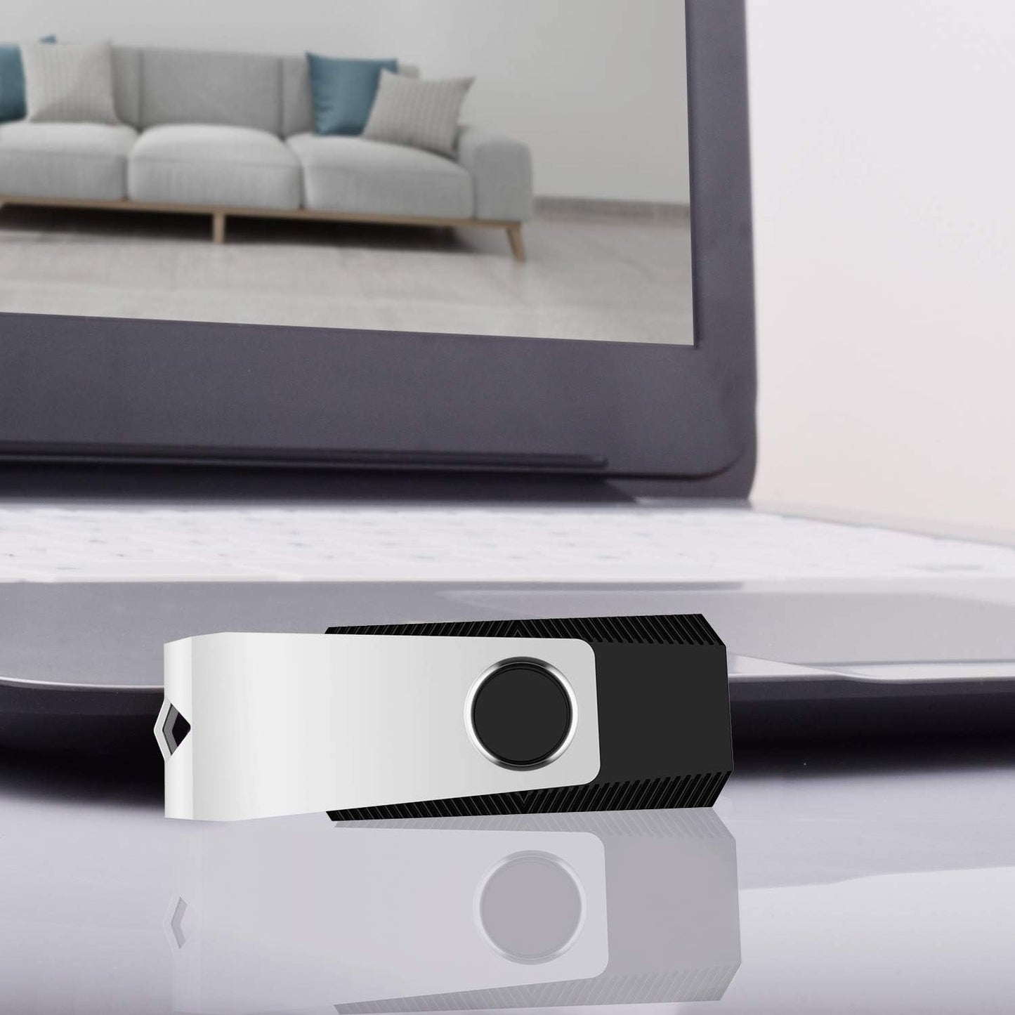 KEXIN 16GB USB Flash Drive Bulk 100 Pack 16G Thumb Drive Swivel Drive USB 2.0,Black,16GB 100 Pack