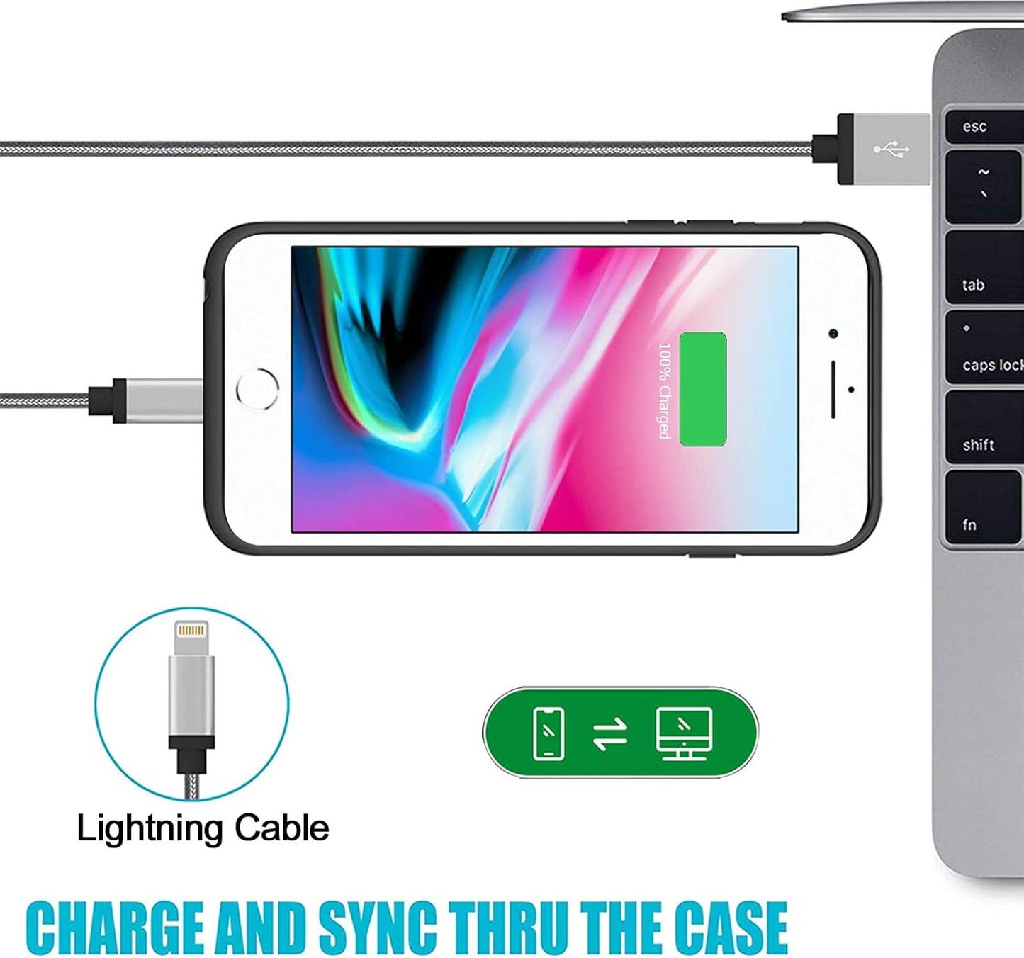 Battery Case for iPhone 6 Plus/6s Plus/7 Plus/8 Plus, 10000mAh Portable Battery Pack Rechargeable Smart Charger Case Compatible with iPhone 6 Plus/6s Plus/7 Plus/8 Plus (5.5 inch) Battery Case (Black)