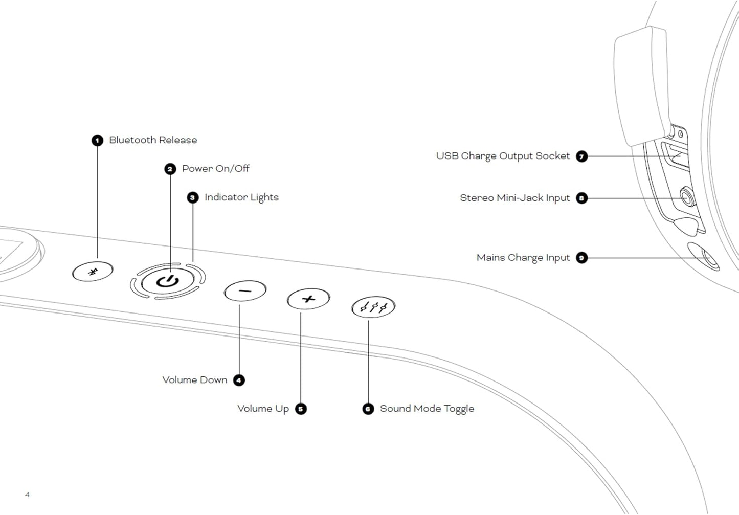 DALI Katch G2 Portable Bluetooth Speaker (Chilly Blue)