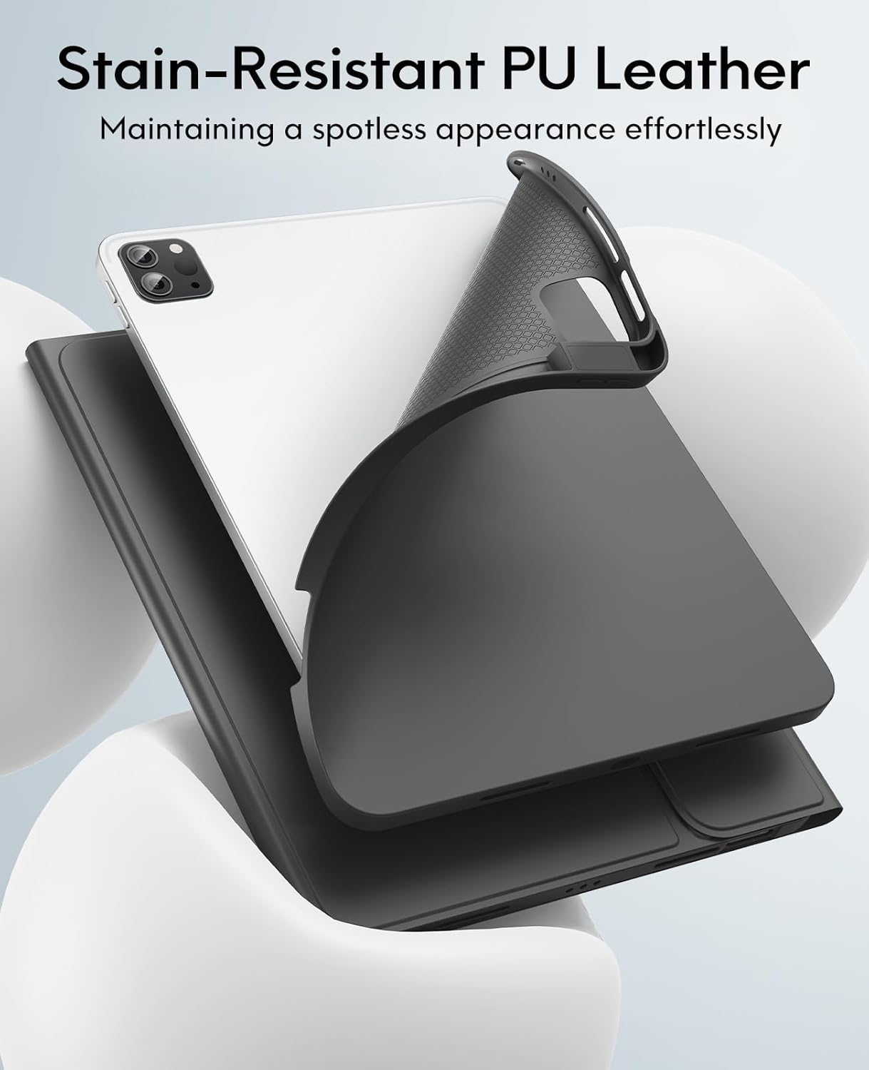 GreenLaw for iPad Air 11 inch case with Keyboard(M2, 2024), for iPad Pro 11 (4th/3rd/2nd/1st Gen) & iPad Air 5th/4th Gen, 7-Color Backlit, Smart Touchpad, 2 Device Connection, Black