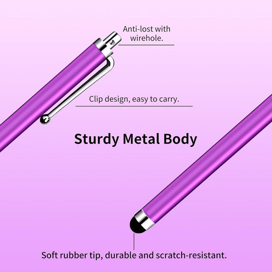 40 Pack Stylus Pen,High Precision and Sensitivity Stylus for Everyday Writing/Drawing,Universal Stylus Compatible with All Touch Screens,10 Colors