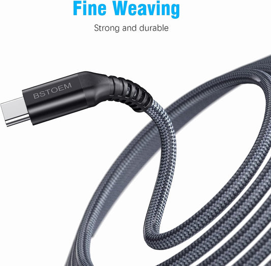 USB A to USB C Cable 10 ft,Type C Charger Cord Fast Charging 10FT 2Pack,for Samsung Galaxy S10/S9/S8/s7/ Note/9/8 for Kindle Fire for iPhone 15/16 Series USBC Phone