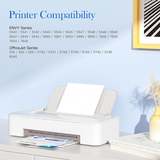 Valuetoner 62XL Ink Cartridges Black and Color Remanufactured for HP Ink 62 for HP 62XL Works with HP Envy 7640 7645 5660 5540 5640 7644 OfficeJet 5740 5741 8040 OfficeJet 200 250 258 Series (2-Pack)