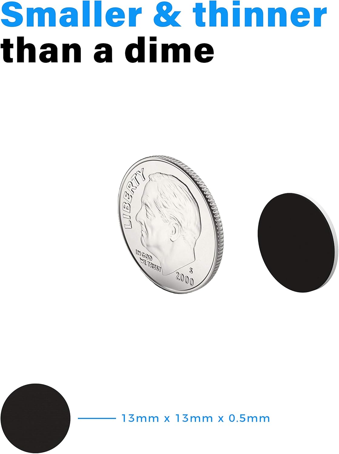 NanoBloc Webcam Cover - Universal Reusable Camera Cover for All Devices - Safe Screen Closure, Strong Nano Suction No Residue (6-Pack, Pizza Donut)