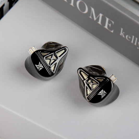 KZ DQS Wired Earbuds Dynamic Driver in Ear Monitor Headphone Semi-Open HiFi Bass Earphone 2pin 3.5mm Gaming Earbuds (with Mic)