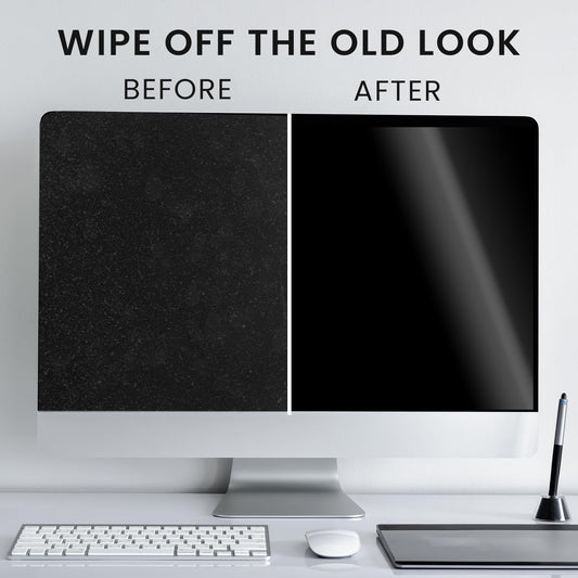 Screen Cleaner Spray - TV Screen Cleaner Spray and Microfiber Cloth kit, Computer Screen Cleaner & Car Screen Cleaner for TV, Monitor, Laptop, MacBook, iPad, iPhone and Electronic Devices - 2 Pack